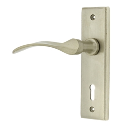 M5C11 - 2 Lever Lockset 6" Irn Sat Nickl